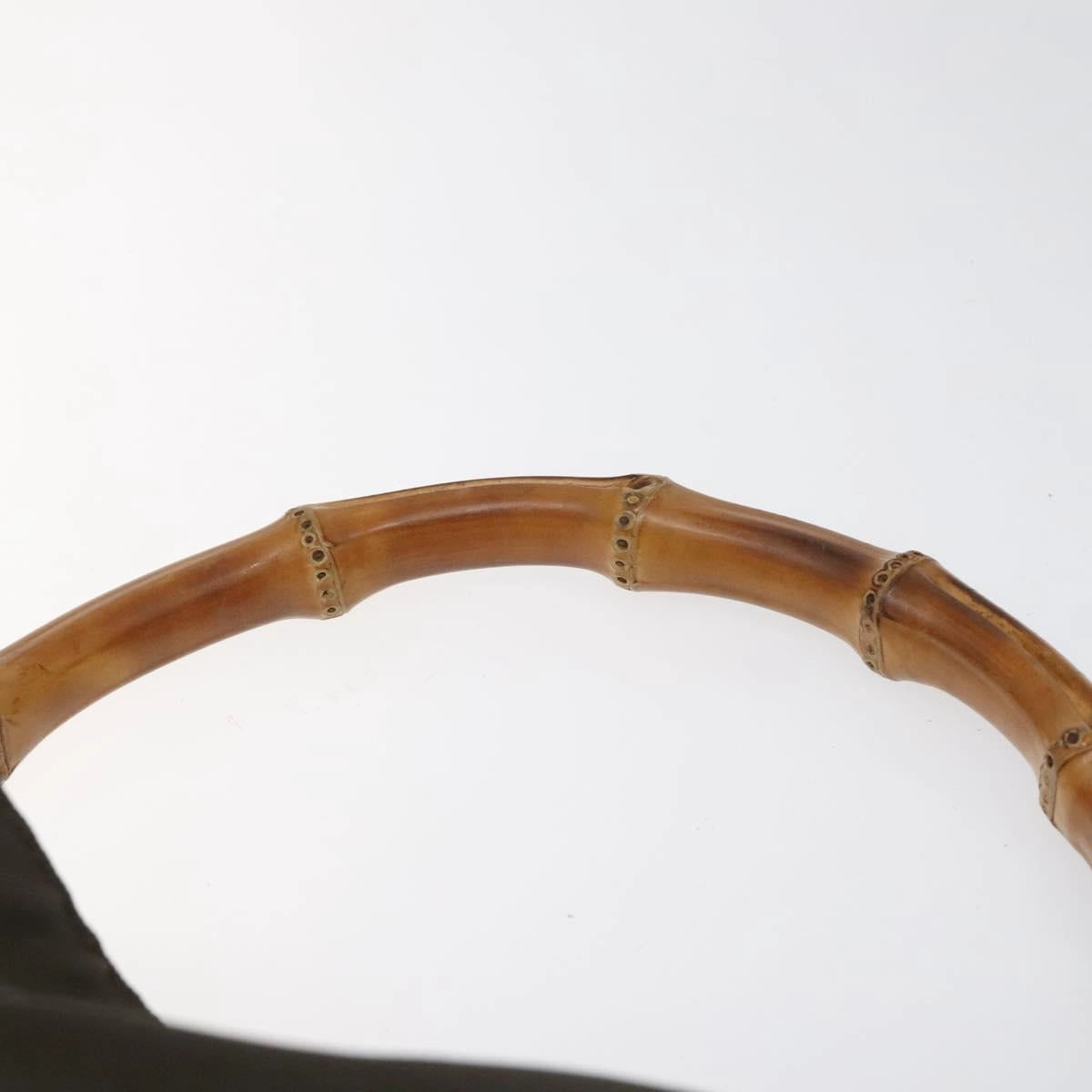 Bamboo Synthetic Shoulder Bag with Strap