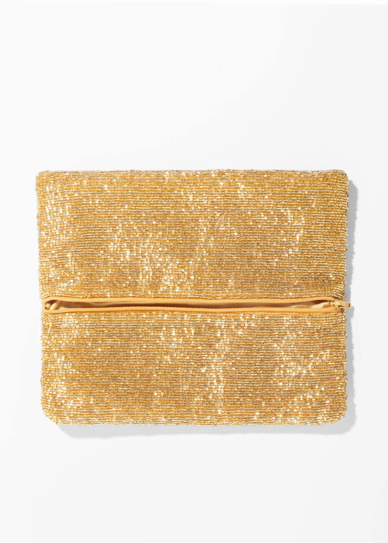 Beaded Fold Over clutch