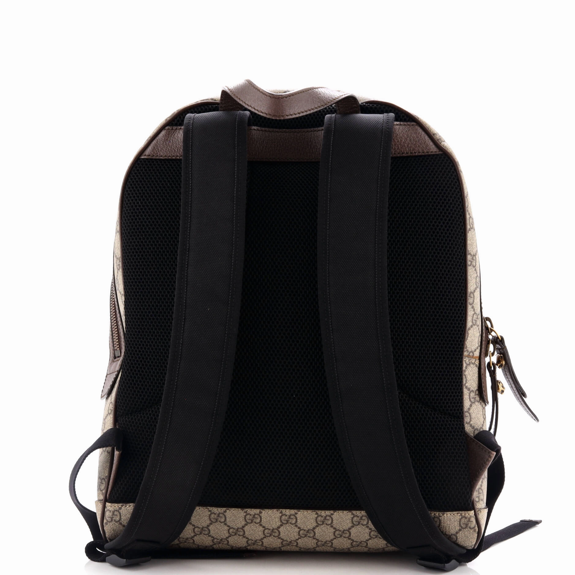 Bee Web Backpack GG Coated Canvas with Applique Medium