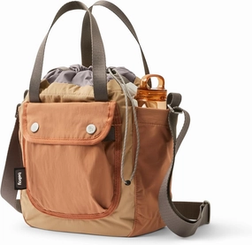 Bellroy Cinch Bucket Bag (compact 9 liter lightweight crossbody bag with external organization, internal zip pocket, adjustable shoulder strap, and adapts to be carried three ways) - SandDune