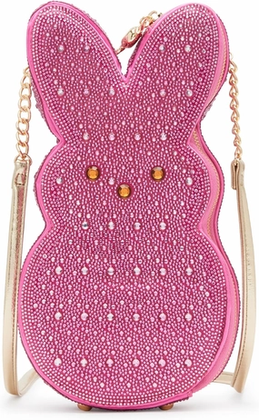 Betsey Johnson Peeps X Rhinestone Bunny Crossbody