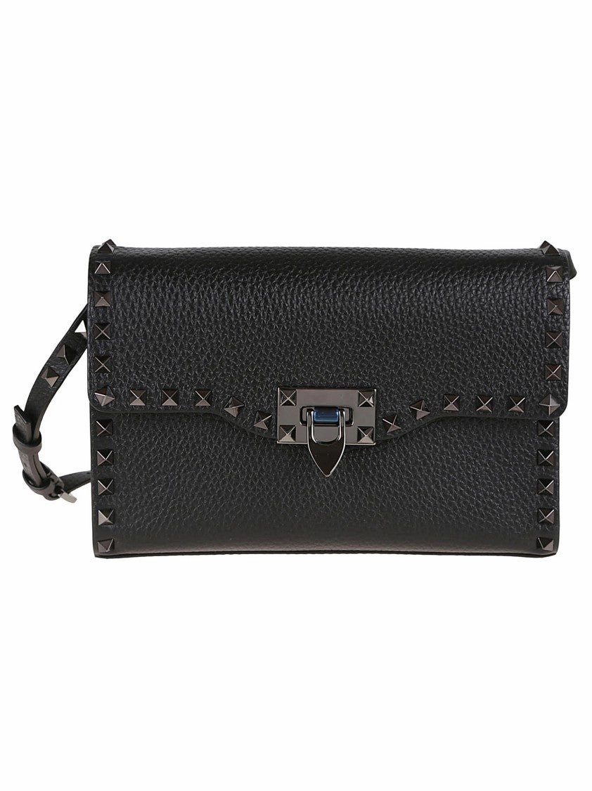 Black Grained Calfskin Small Bag