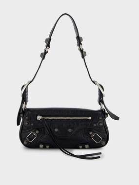 Black Le Cagole XS Sling Bag