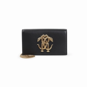 Black Leather Shoulder Bag