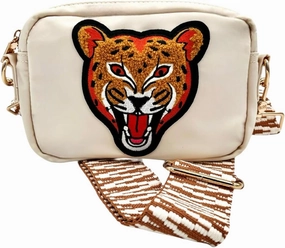 BLOC Bags Crossbody Bags for Women Purse Designer Shoulder Handbag with Zippers, Internal Zipper Pocket, and Wide Strap