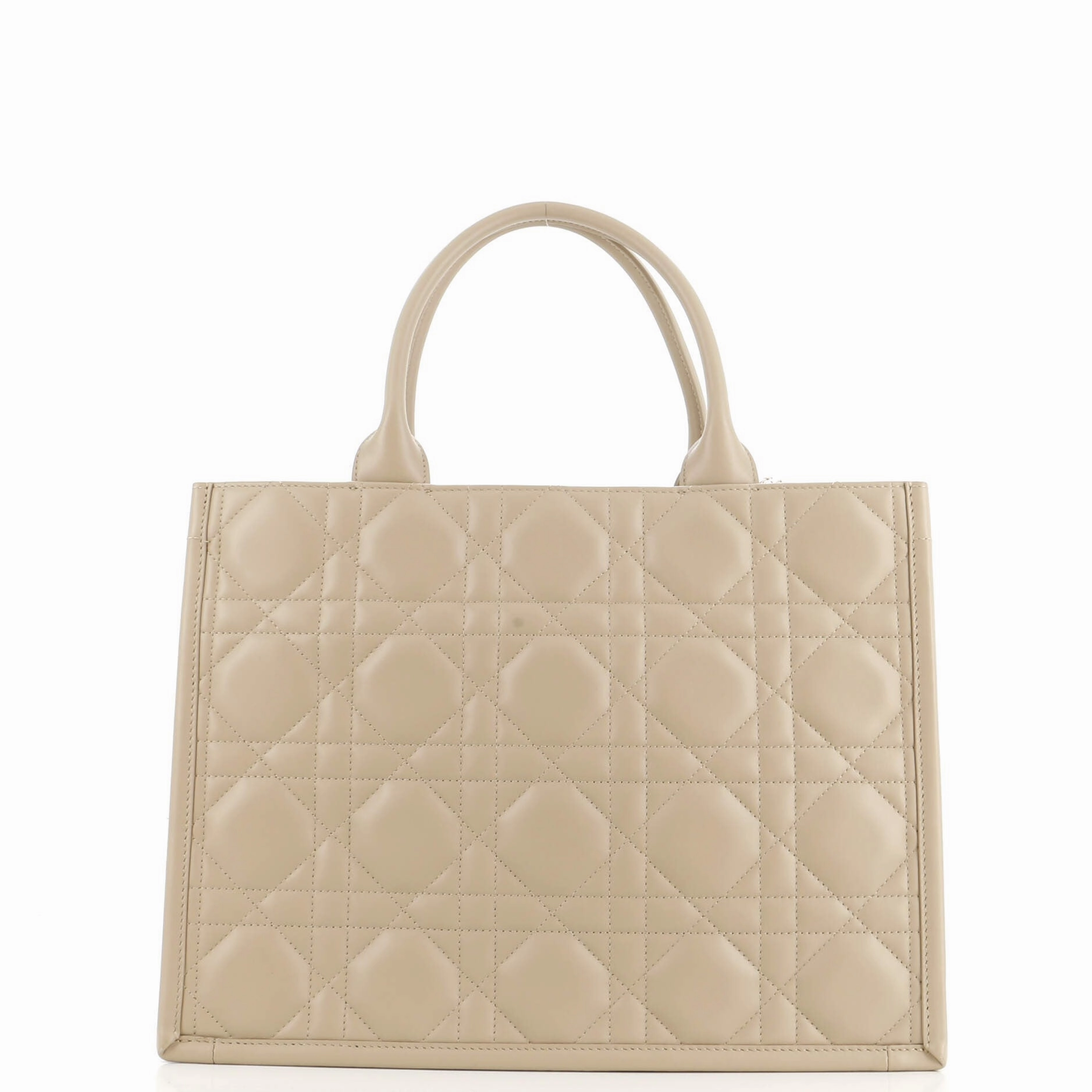 Book Tote Cannage Quilt Lambskin Medium