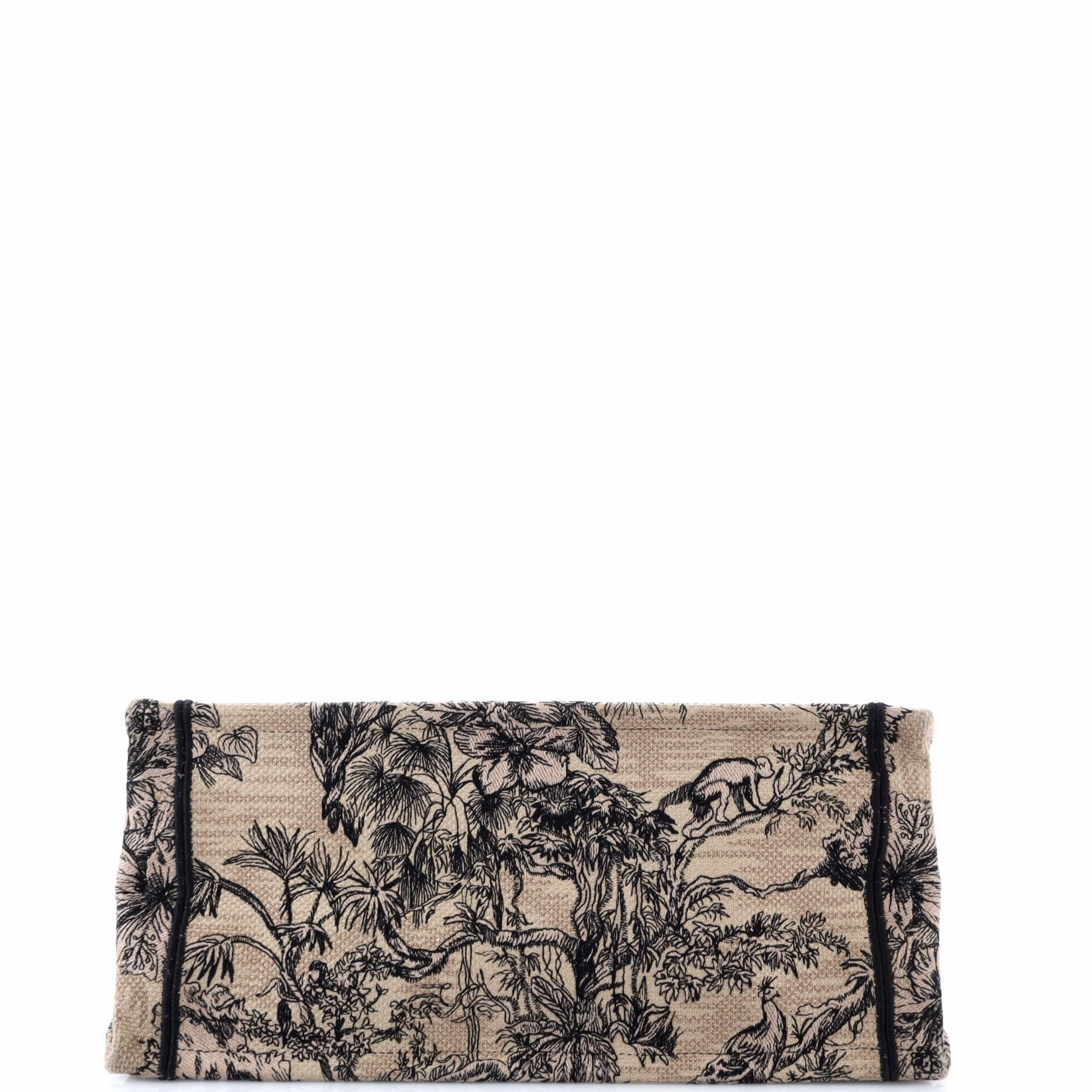 Book Tote Embroidered Canvas Medium