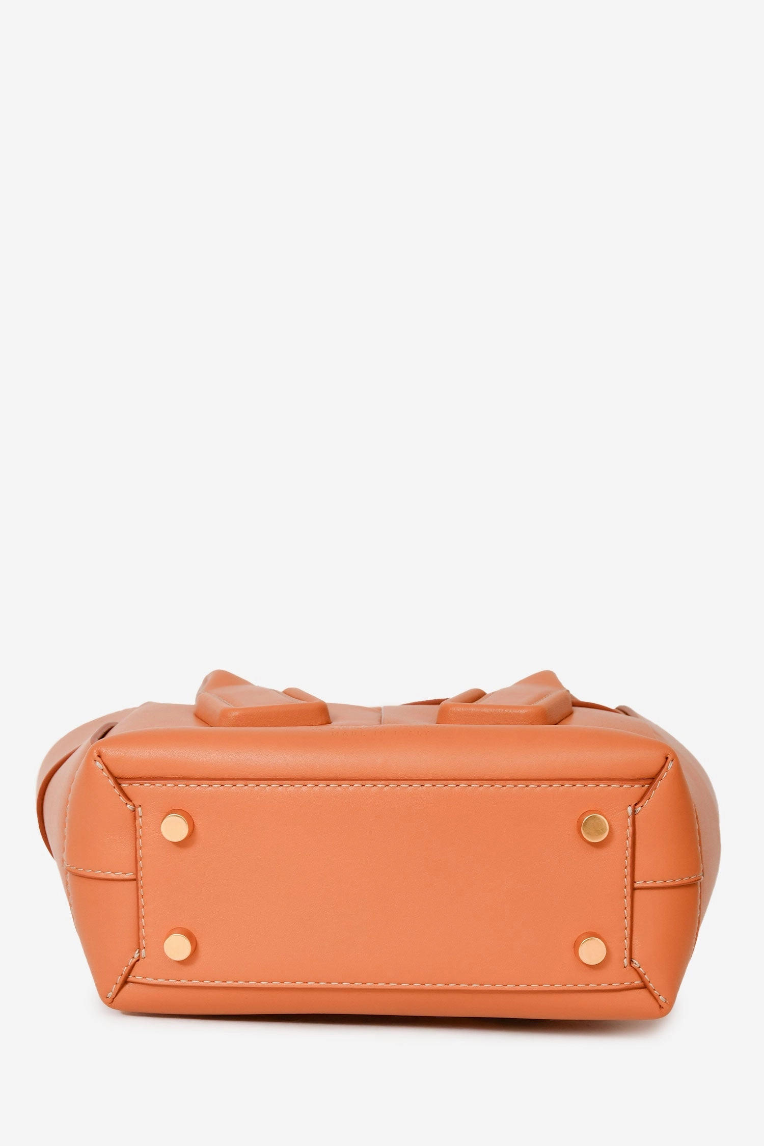 Bottega Veneta Brown Leather Intrecciato Acro Crossbody