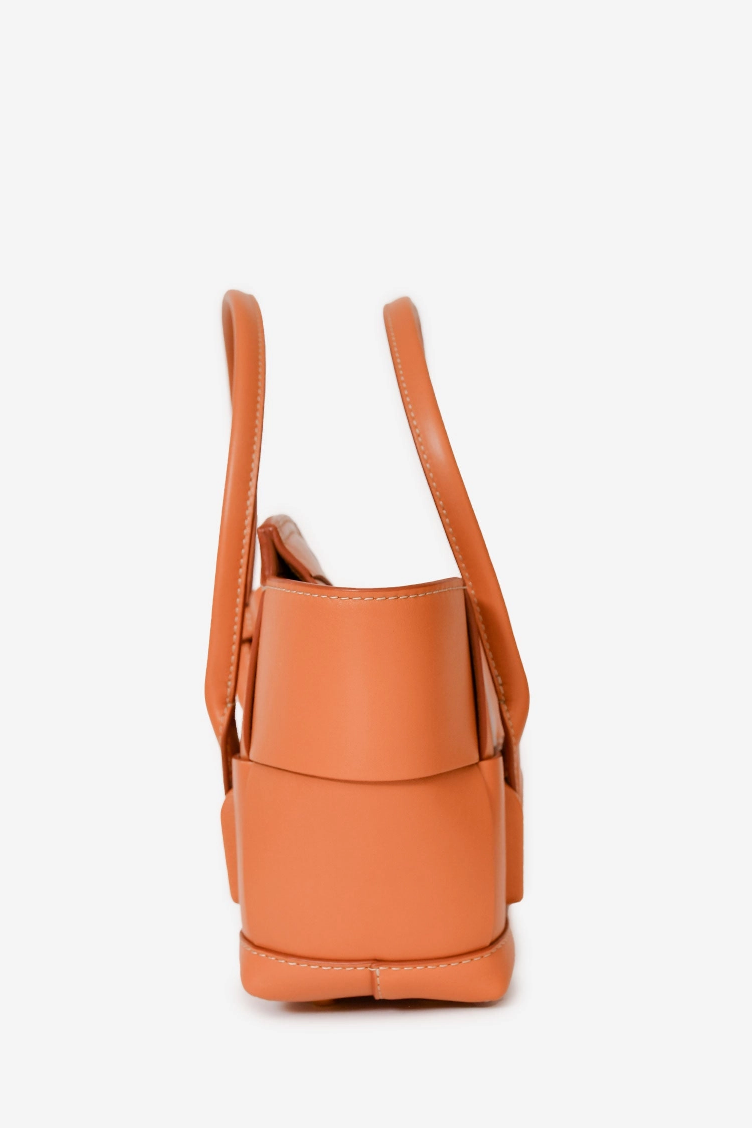 Bottega Veneta Brown Leather Intrecciato Acro Crossbody
