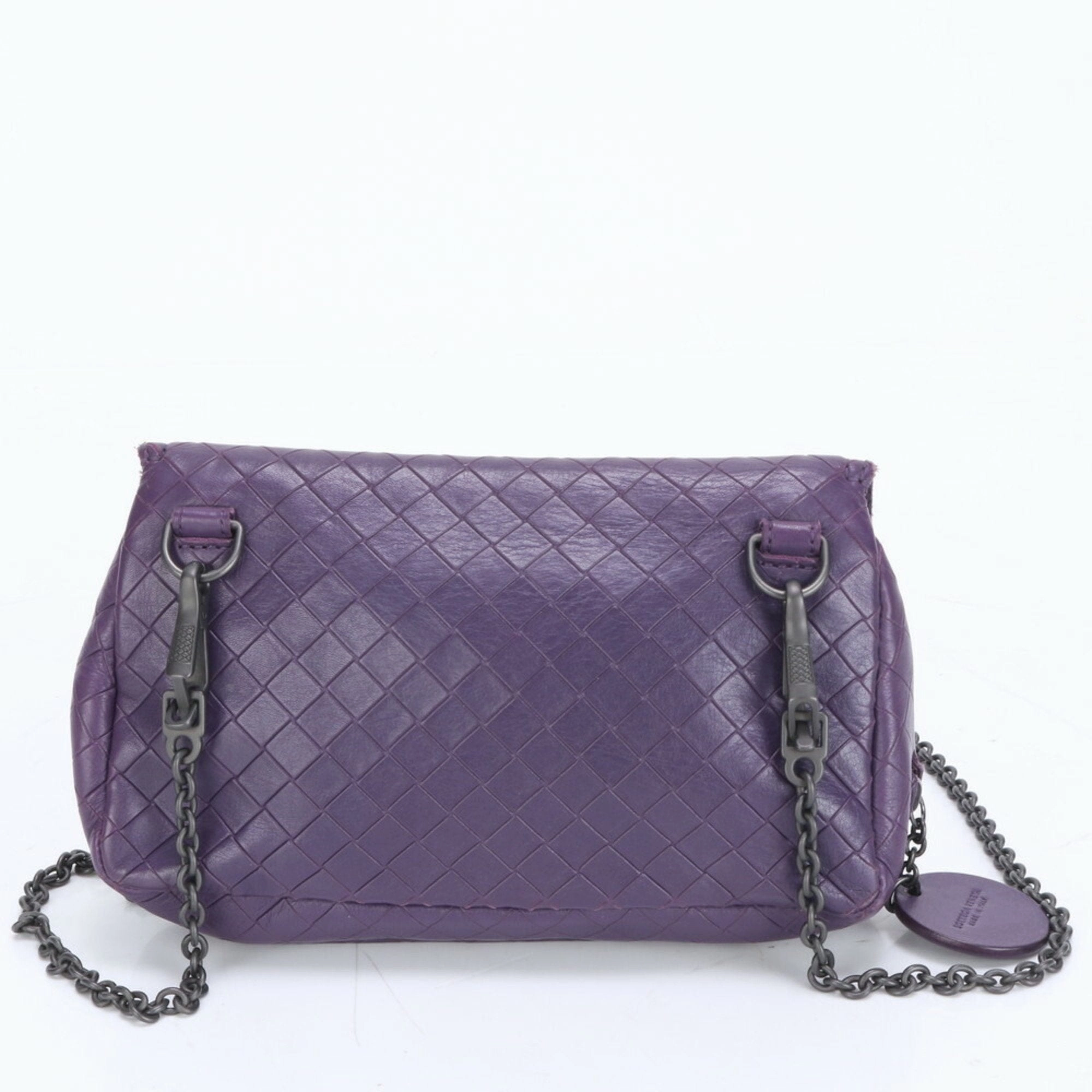Bottega Veneta Intrecciato Leather Shoulder Bag (Pre-Owned)