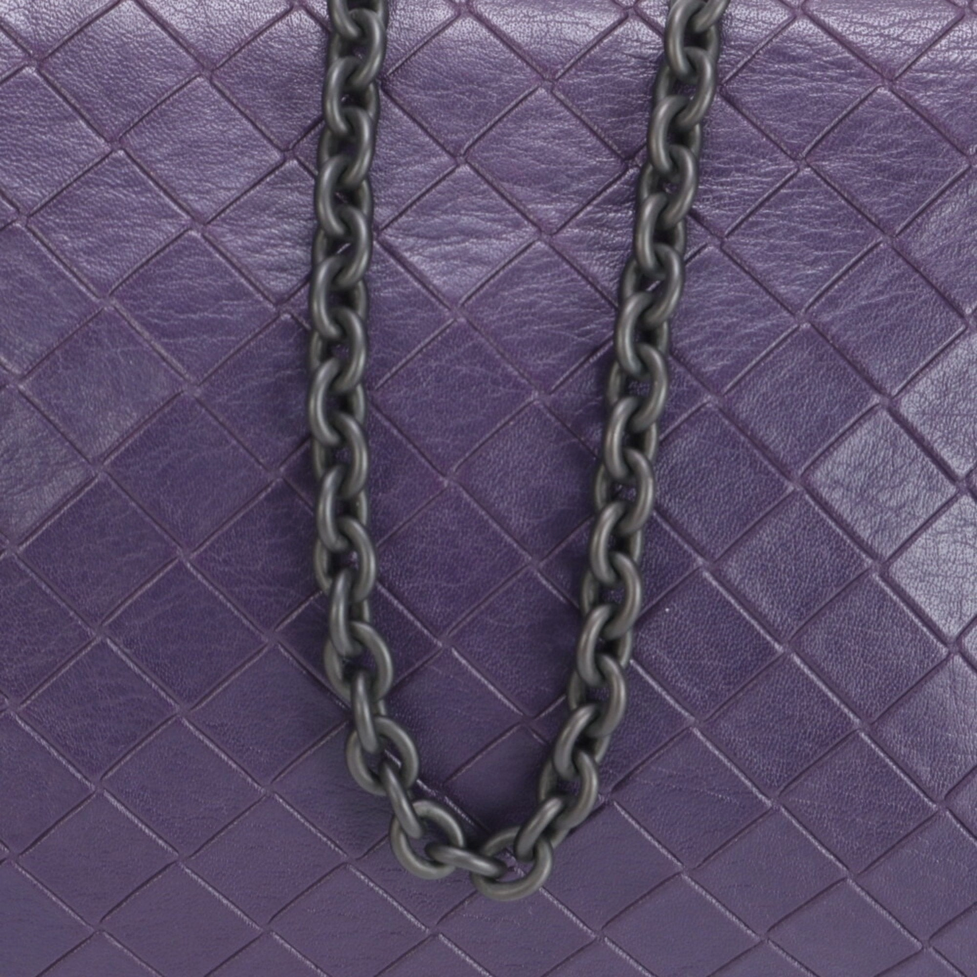 Bottega Veneta Intrecciato Leather Shoulder Bag (Pre-Owned)