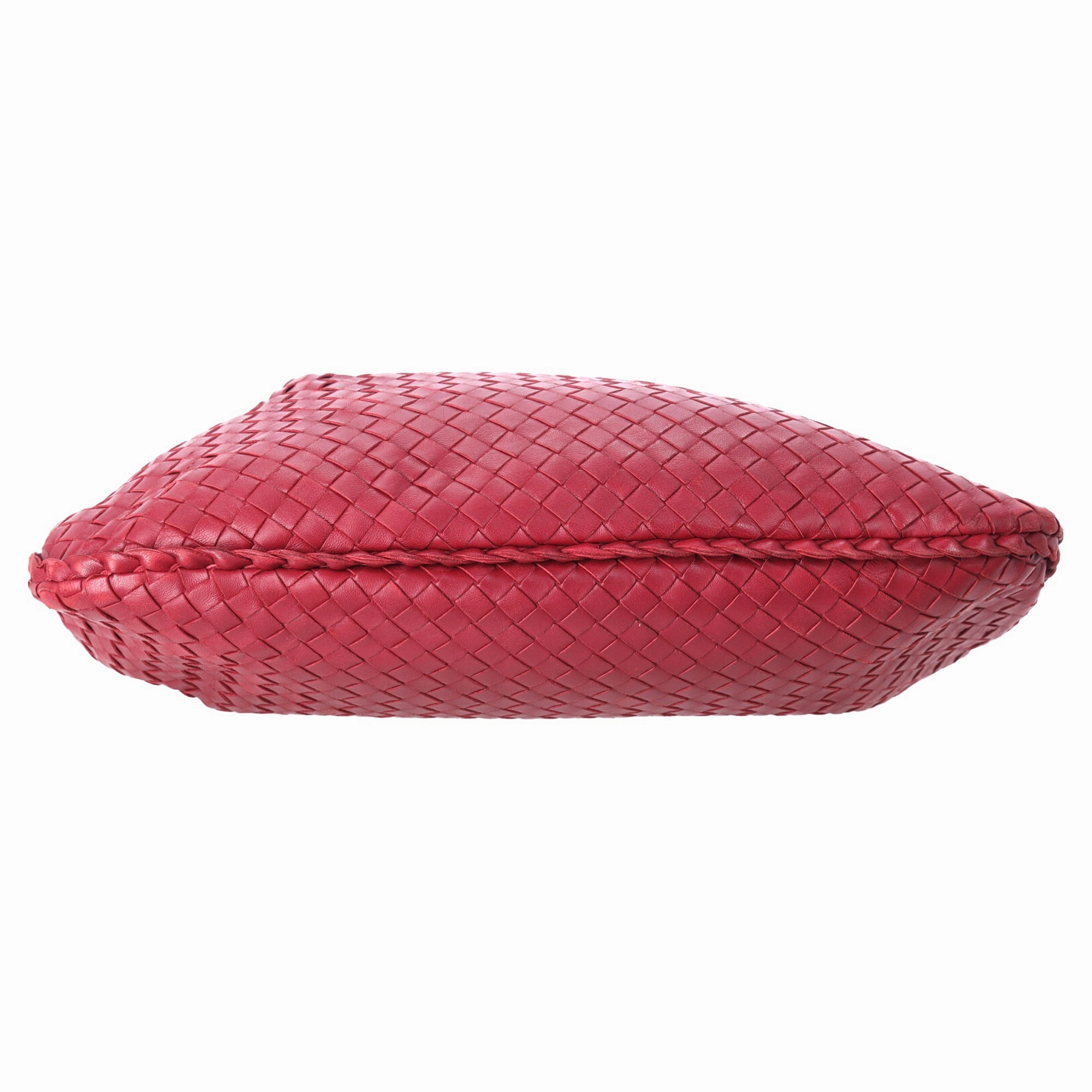 Bottega Veneta Medium Veneta Hobo Bag in Burgundy Leather