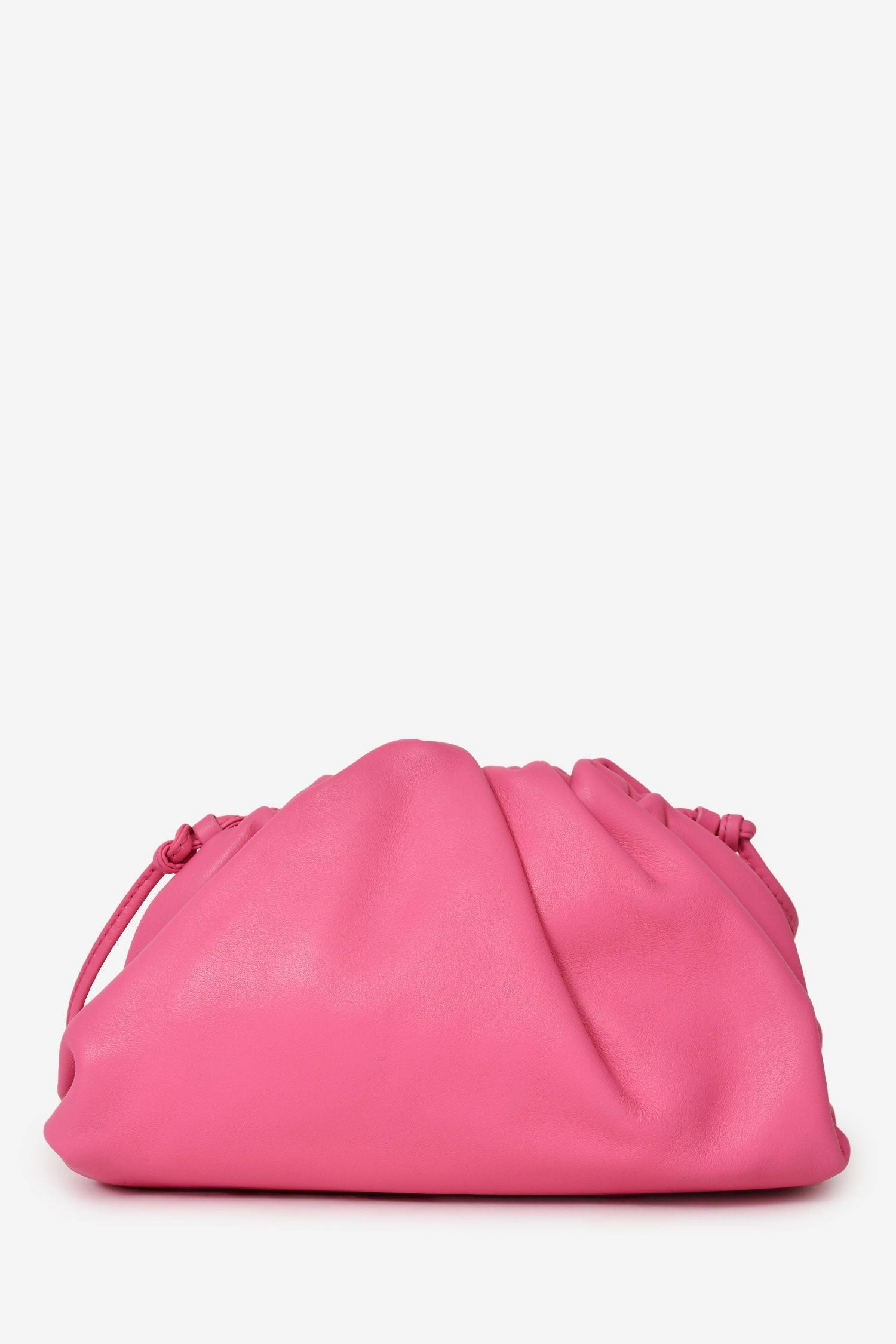 Bottega Veneta Pink Leather Mini Pouch Crossbody