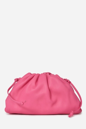 Bottega Veneta Pink Leather Mini Pouch Crossbody