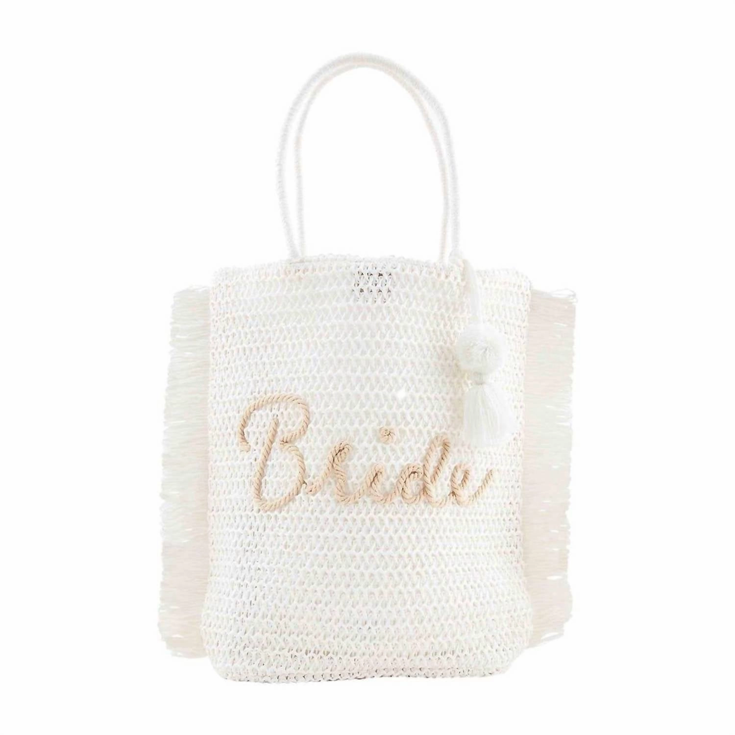 Bride Tote Bag In White