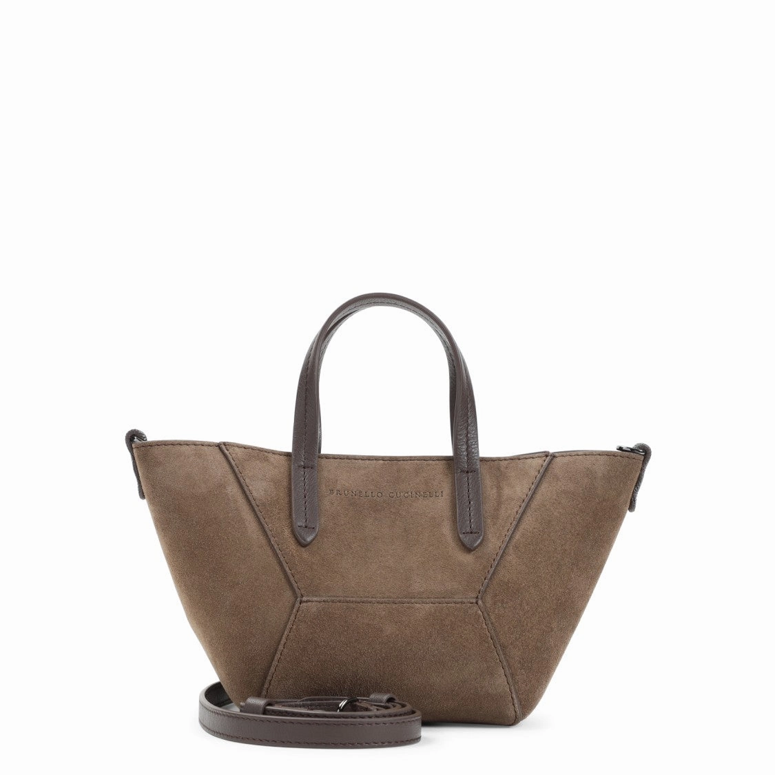 Brown Suede Duomini Bag
