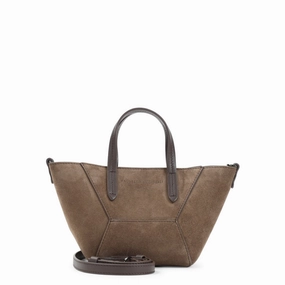 Brown Suede Duomini Bag