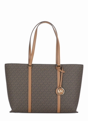 Brown Temple Shopping Bag