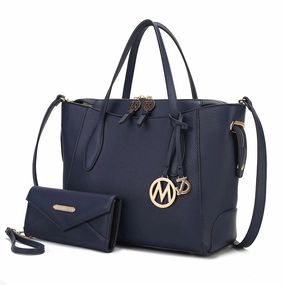 Bruna Women's Tote Bag with Wallet Set by Mia K