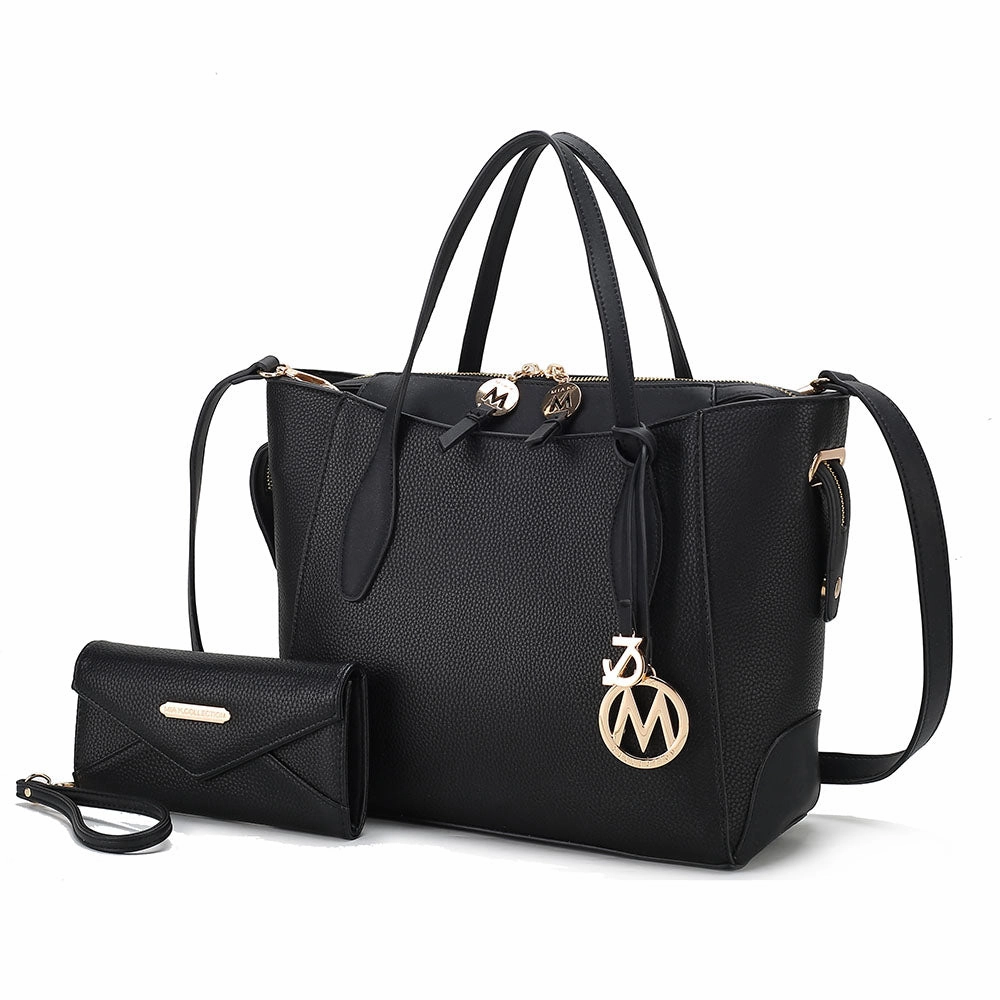 Bruna Women's Tote Bag with Wallet Set by Mia K