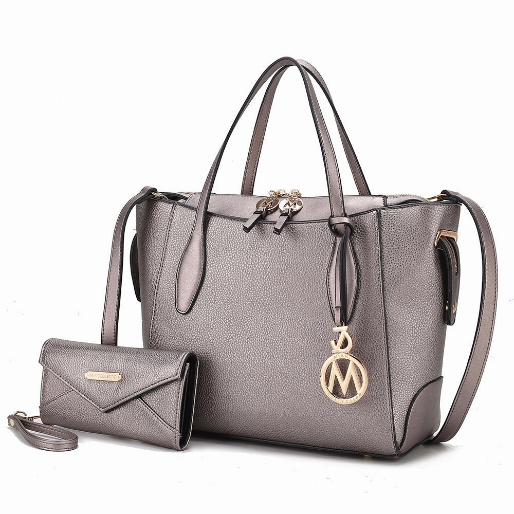 Bruna Women's Tote Bag with Wallet Set by Mia K
