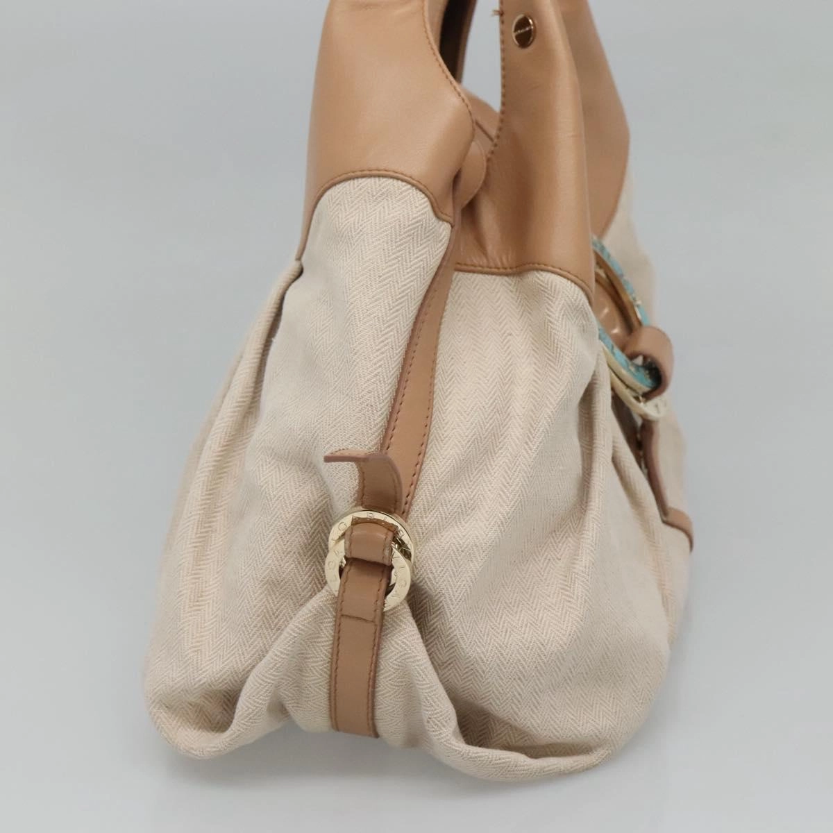 Bulgari Chandra Canvas Tote Bag (Pre-Owned)
