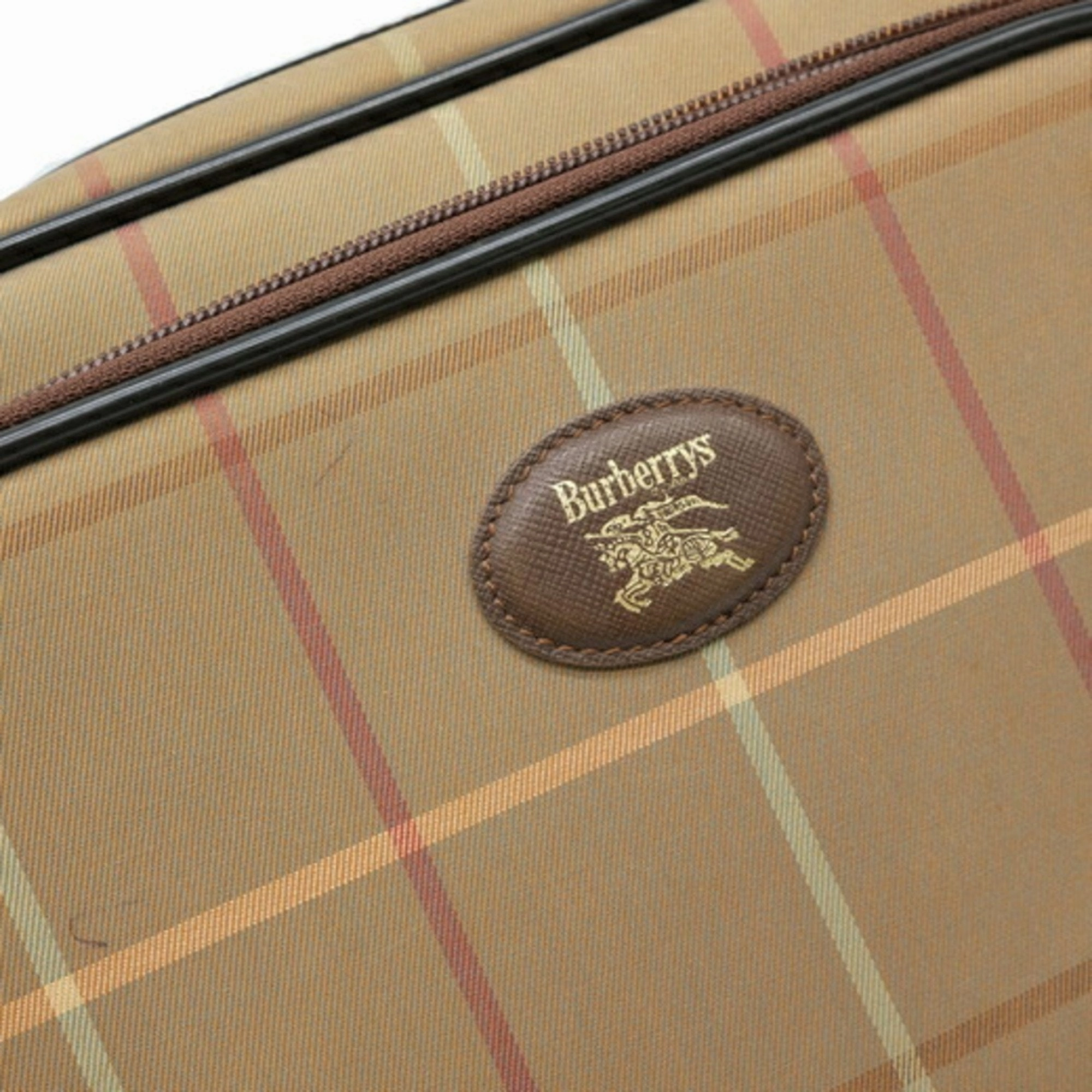 Burberry  Canvas Leather Shoulder Bag Sling Bag (Pre-Owned)