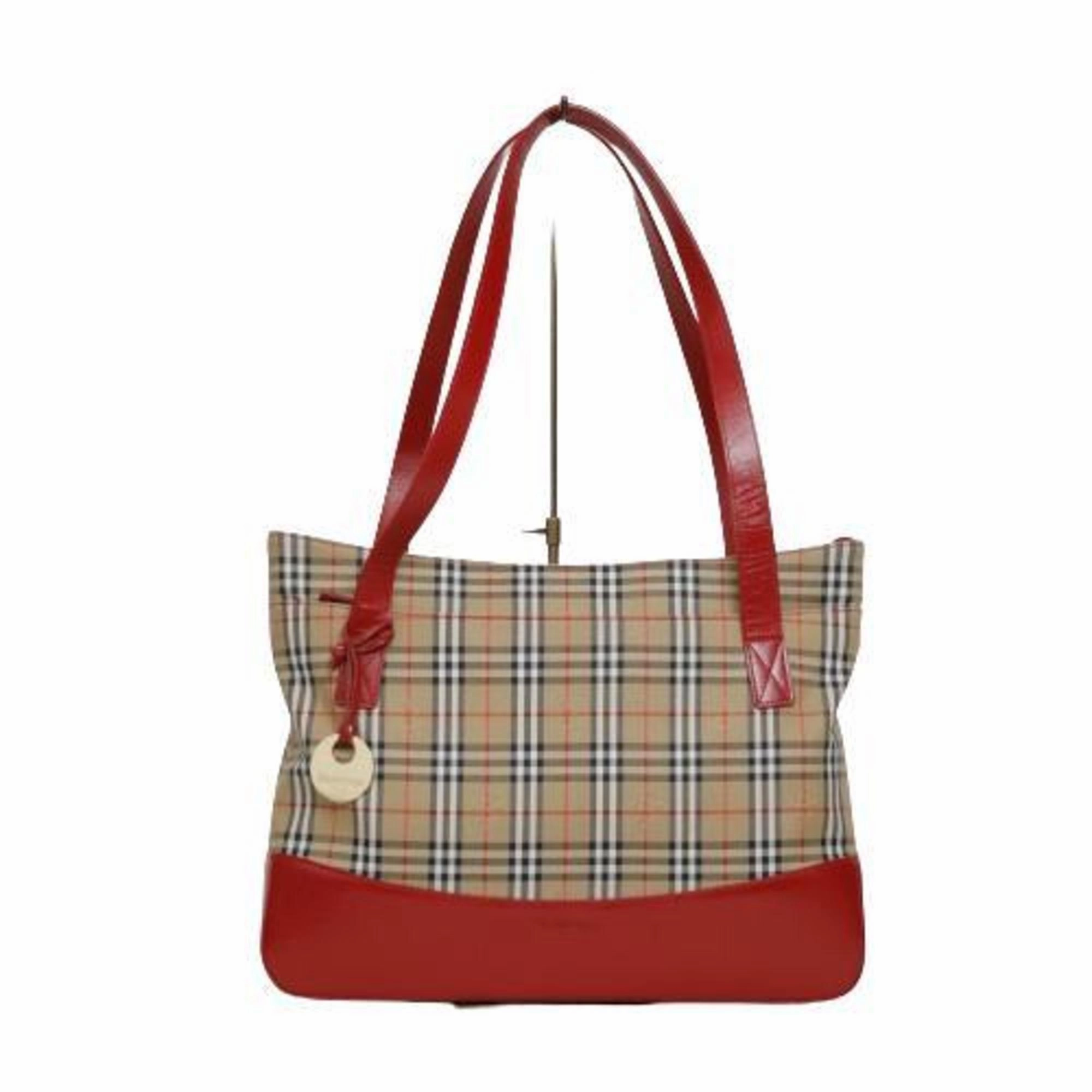 Burberry  Canvas Tote Bag (Pre-Owned)