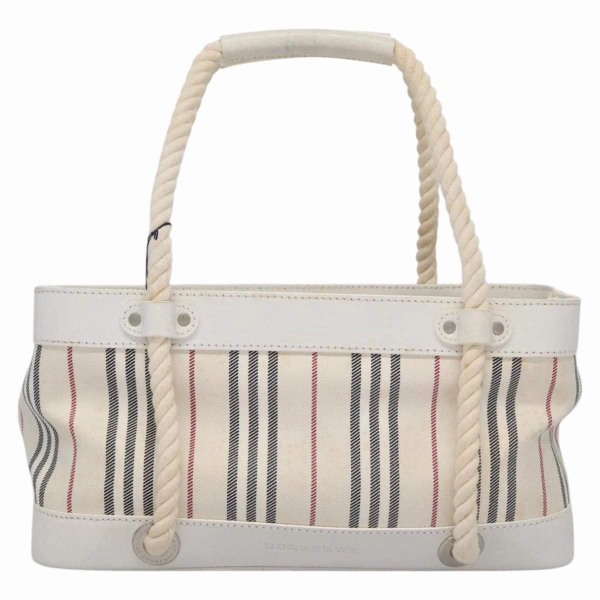 Burberry Canvas Tote Bag (Pre-Owned)