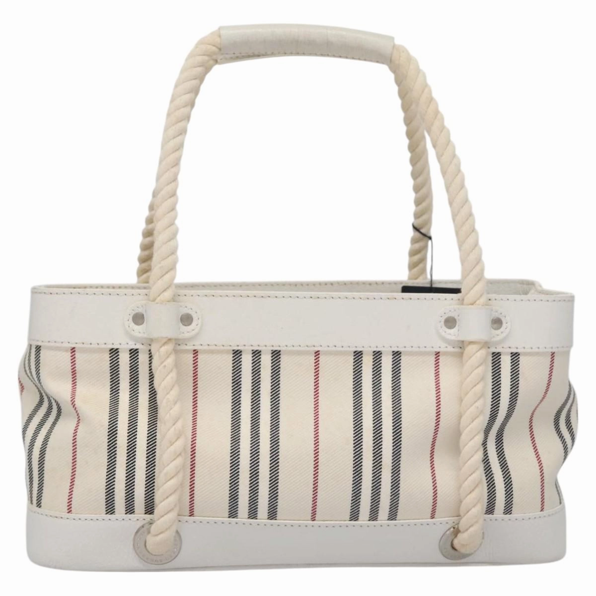 Burberry Canvas Tote Bag (Pre-Owned)