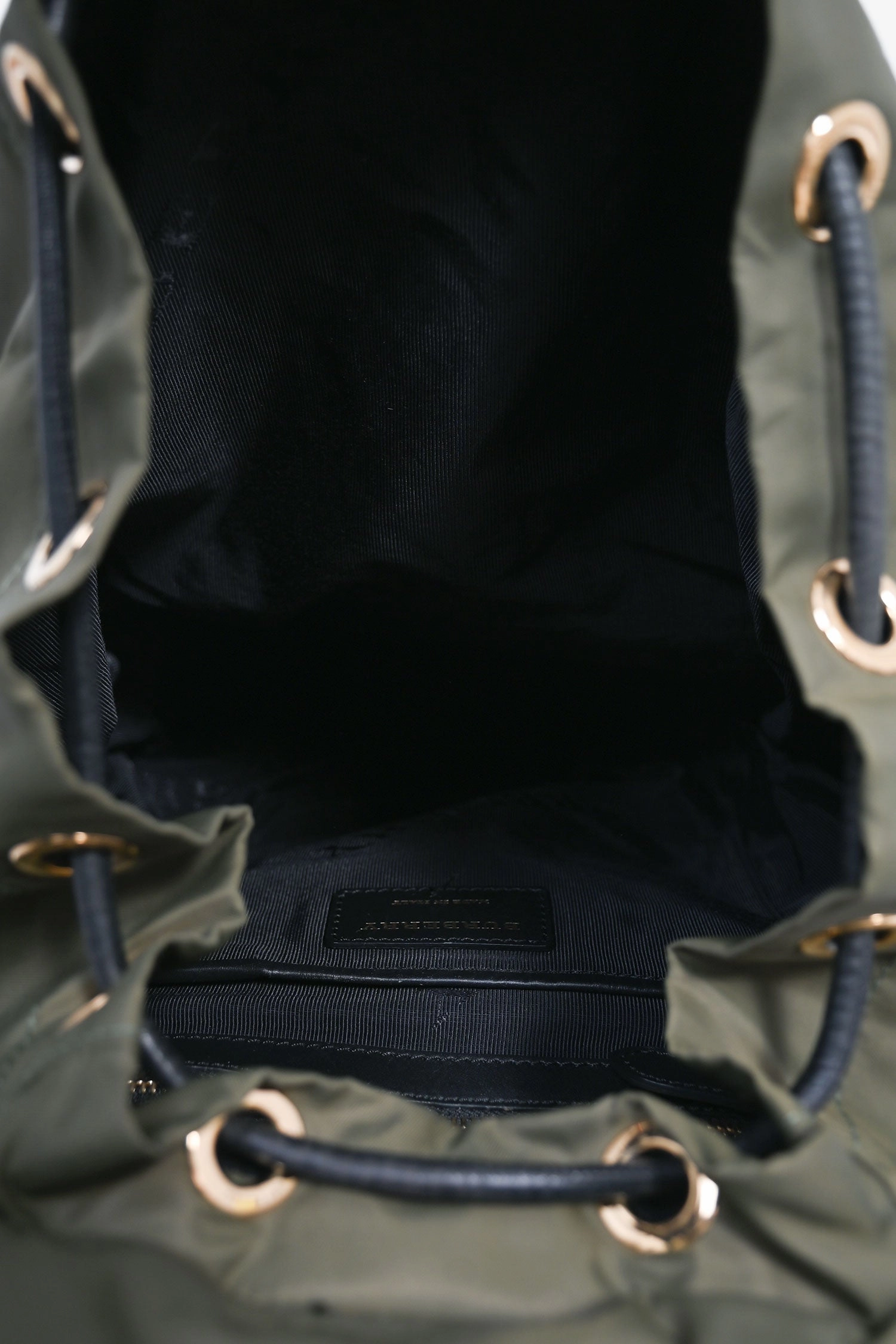 Burberry Green Nylon Backpack