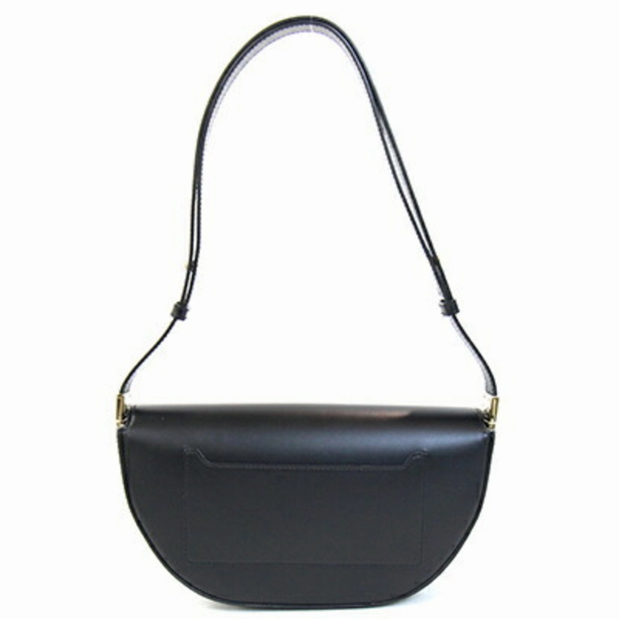 Burberry Leather Handbag Shoulder Bag (Pre-Owned)