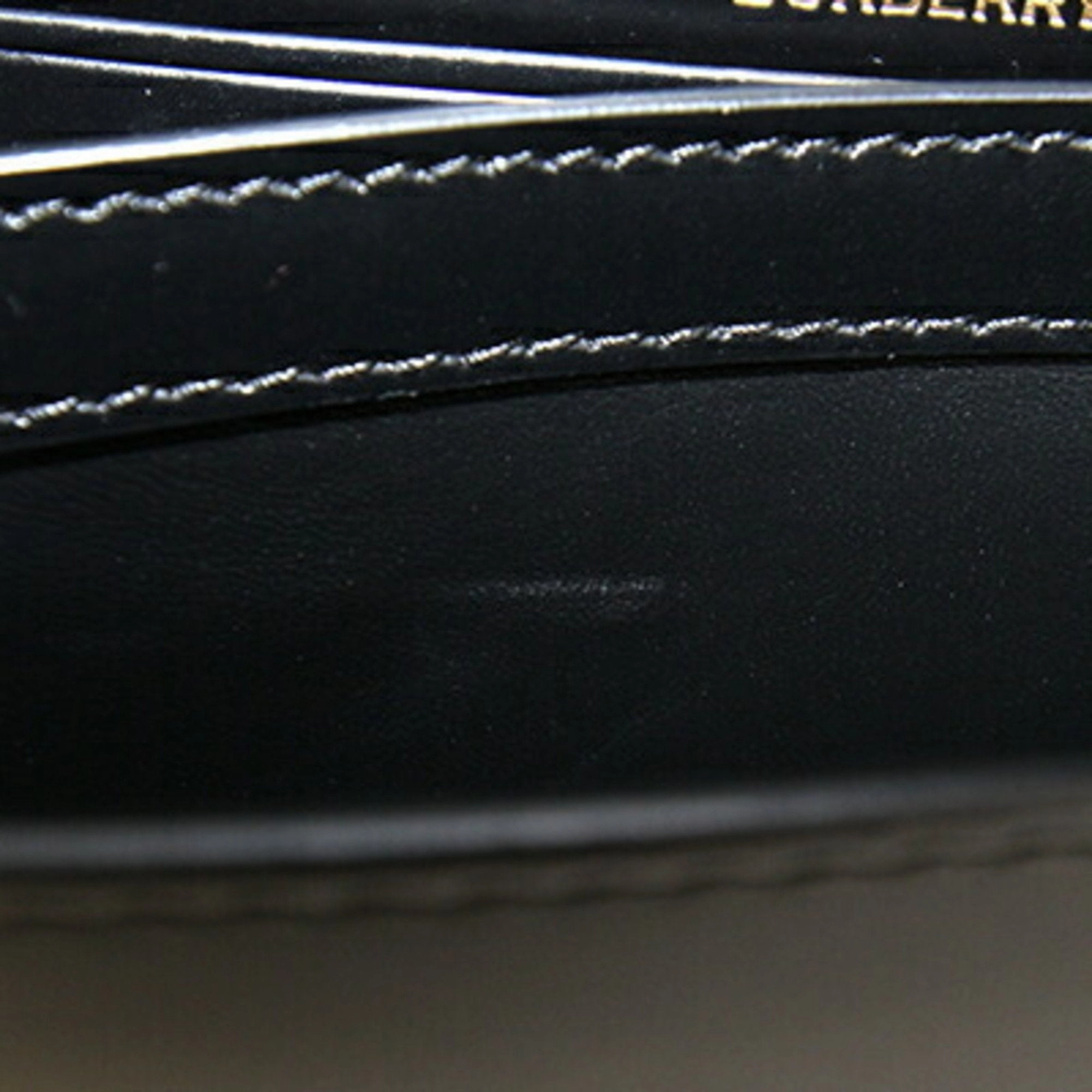 Burberry Leather Handbag Shoulder Bag (Pre-Owned)