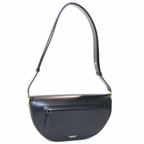 Burberry Leather Handbag Shoulder Bag (Pre-Owned)