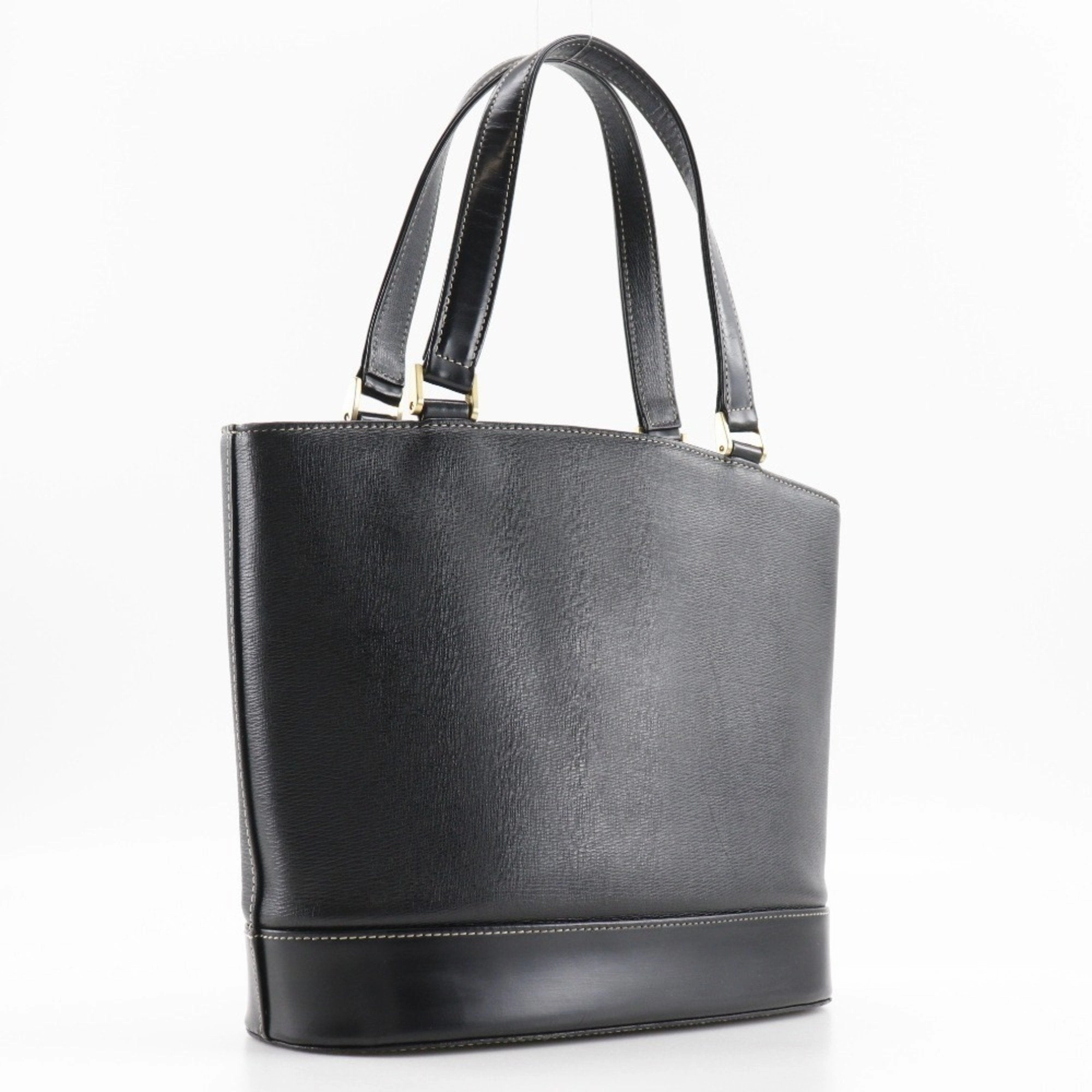 Burberry  Leather Handbag Tote Bag (Pre-Owned)
