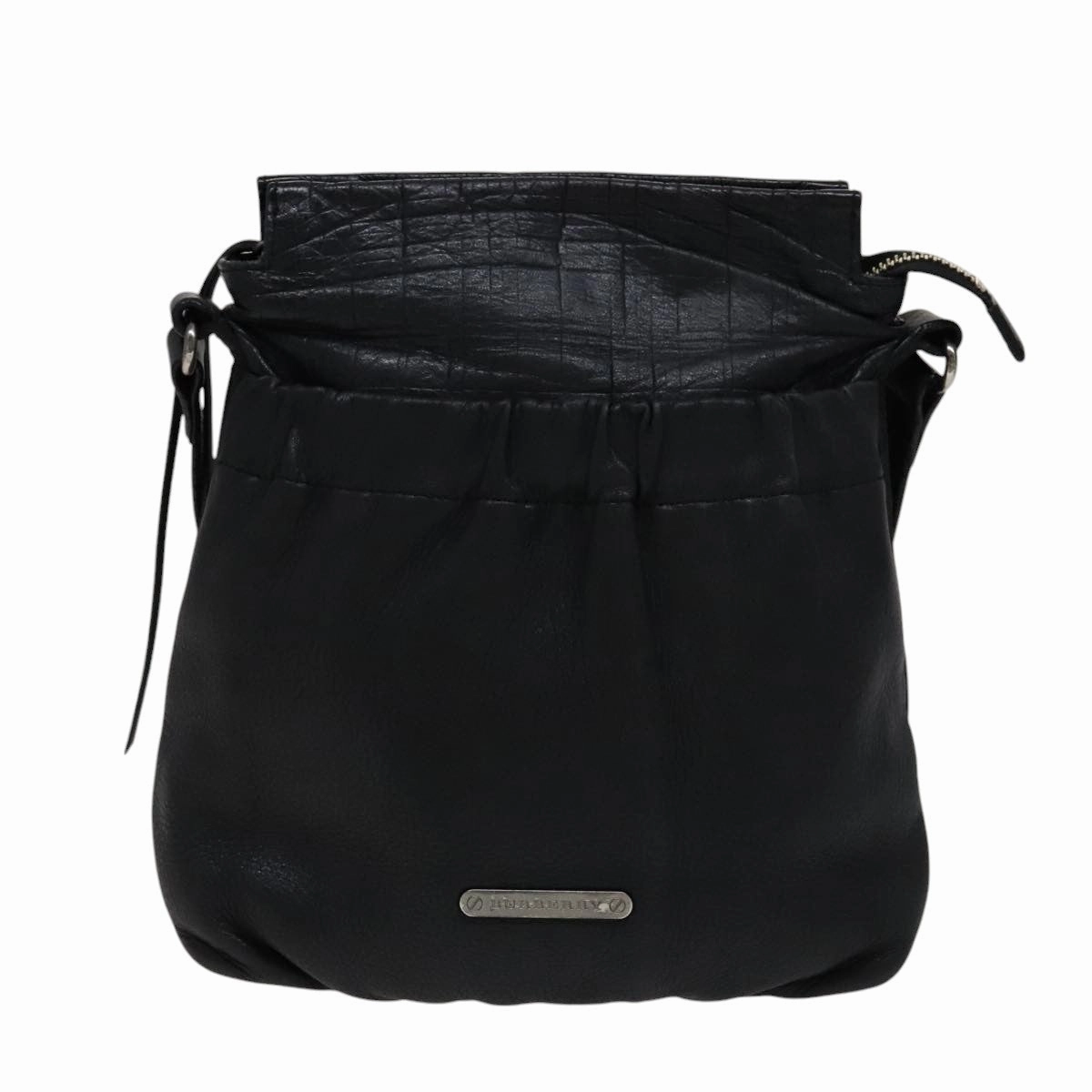 Burberry Leather Shoulder Bag (Pre-Owned)