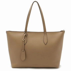 Burberry Leather Shoulder Bag Tote Bag (Pre-Owned)