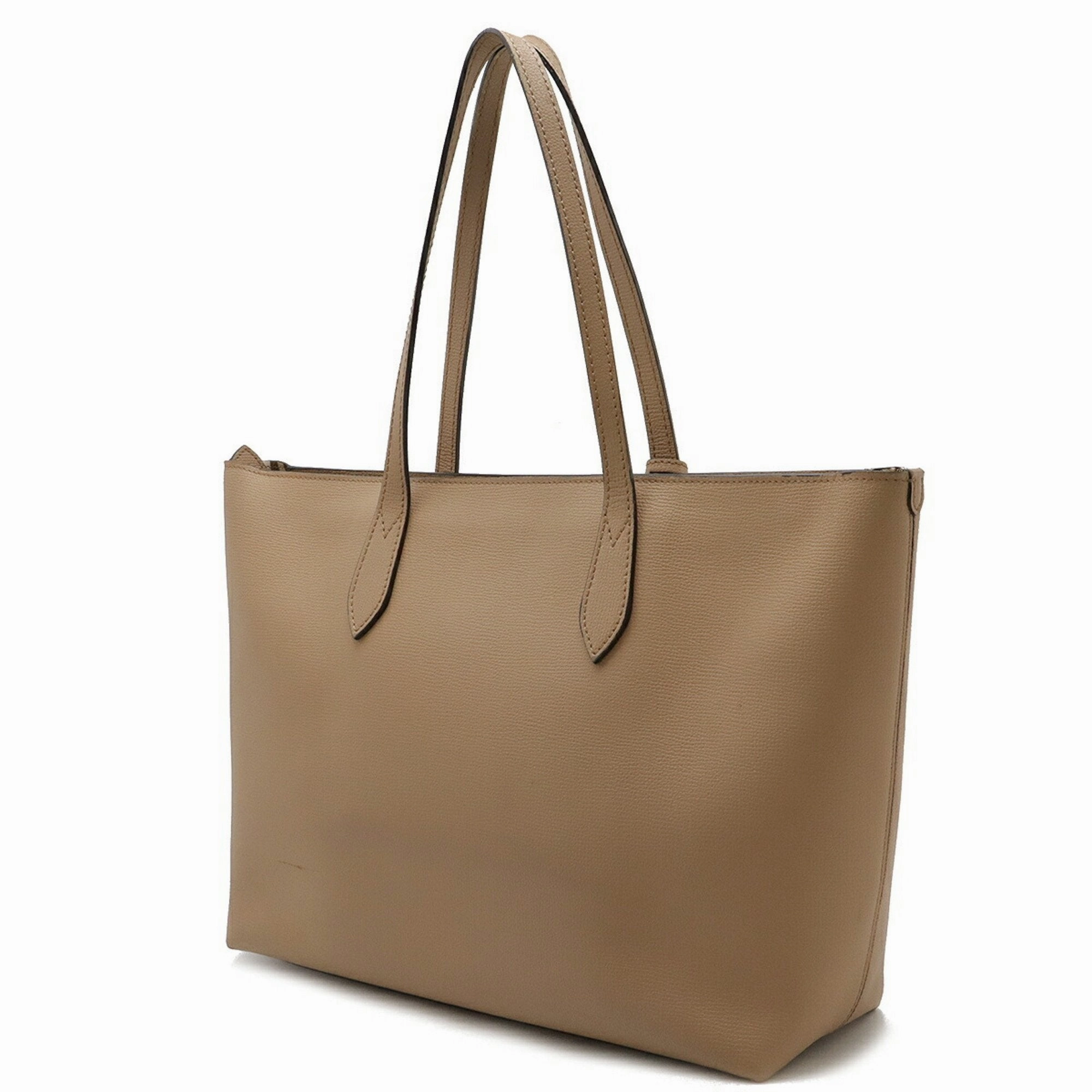 Burberry Leather Shoulder Bag Tote Bag (Pre-Owned)