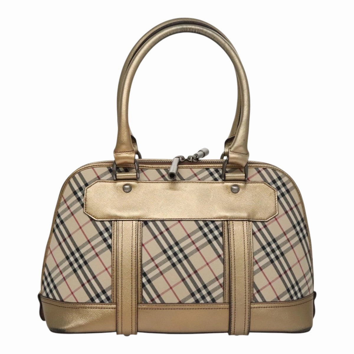 Burberry Nova Check Canvas Handbag (Pre-Owned)