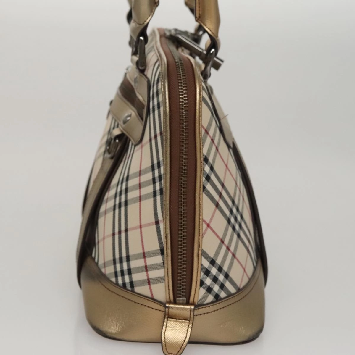 Burberry Nova Check Canvas Handbag (Pre-Owned)