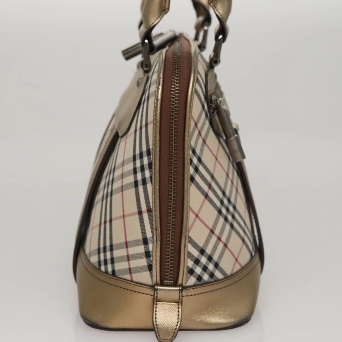 Burberry Nova Check Canvas Handbag (Pre-Owned)
