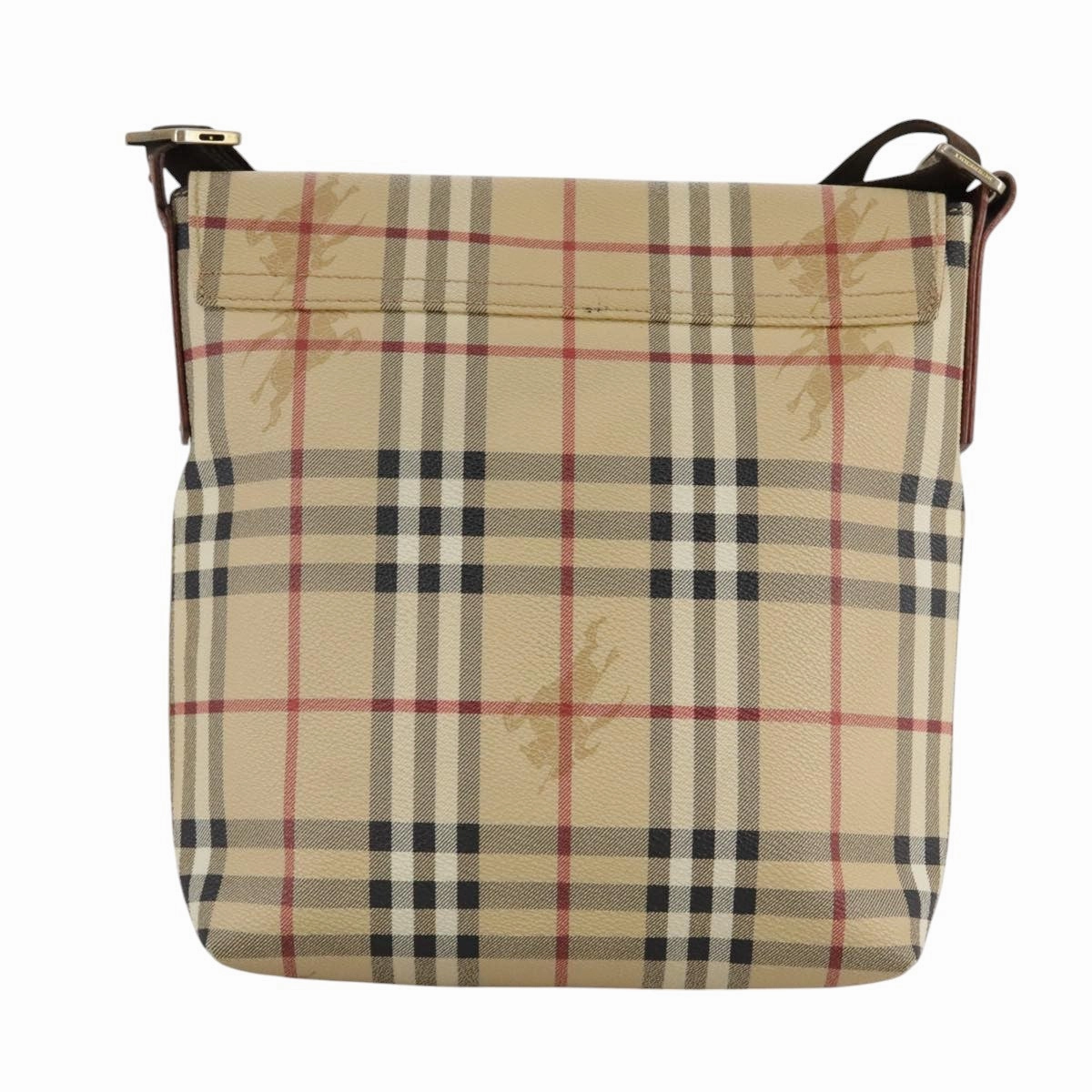 Burberry Nova Check Canvas Shoulder Bag (Pre-Owned)