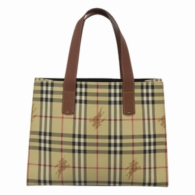 Burberry Nova Check Canvas Tote Bag (Pre-Owned)