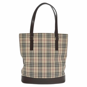 Burberry Nova Check  Canvas Tote Bag (Pre-Owned)