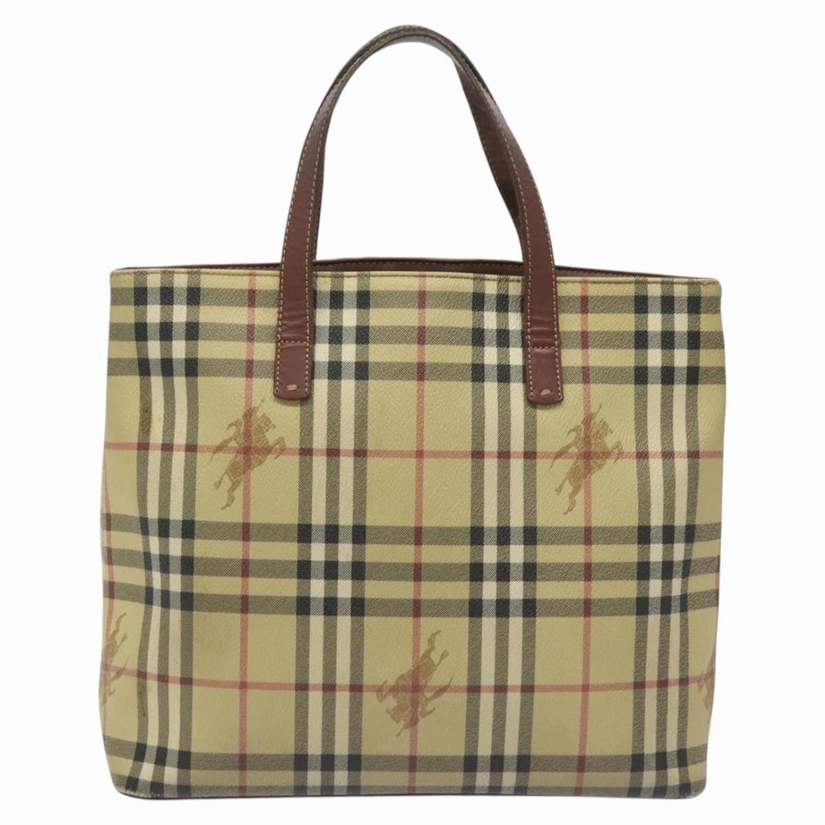 Burberry Nova Check Canvas Tote Bag (Pre-Owned)