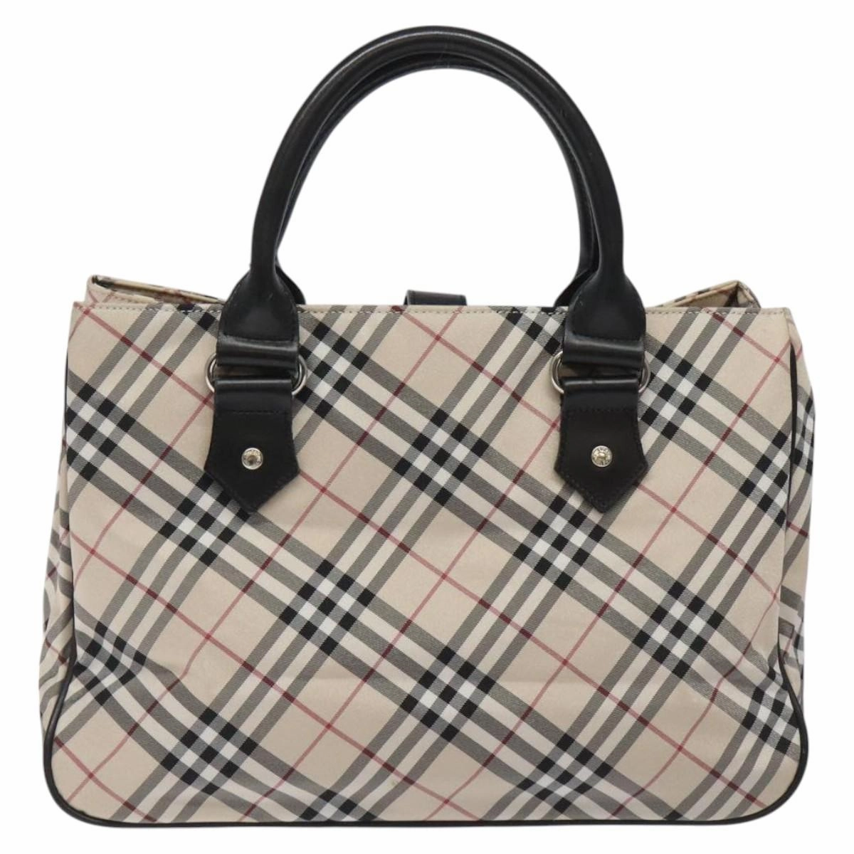 Burberry Nova Check Synthetic Tote Bag (Pre-Owned)