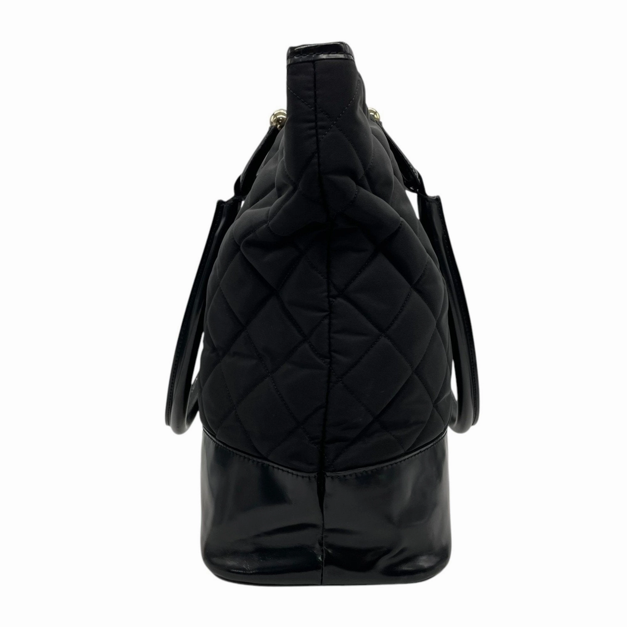 Burberry Nylon Patent Leather Tote Bag (Pre-Owned)