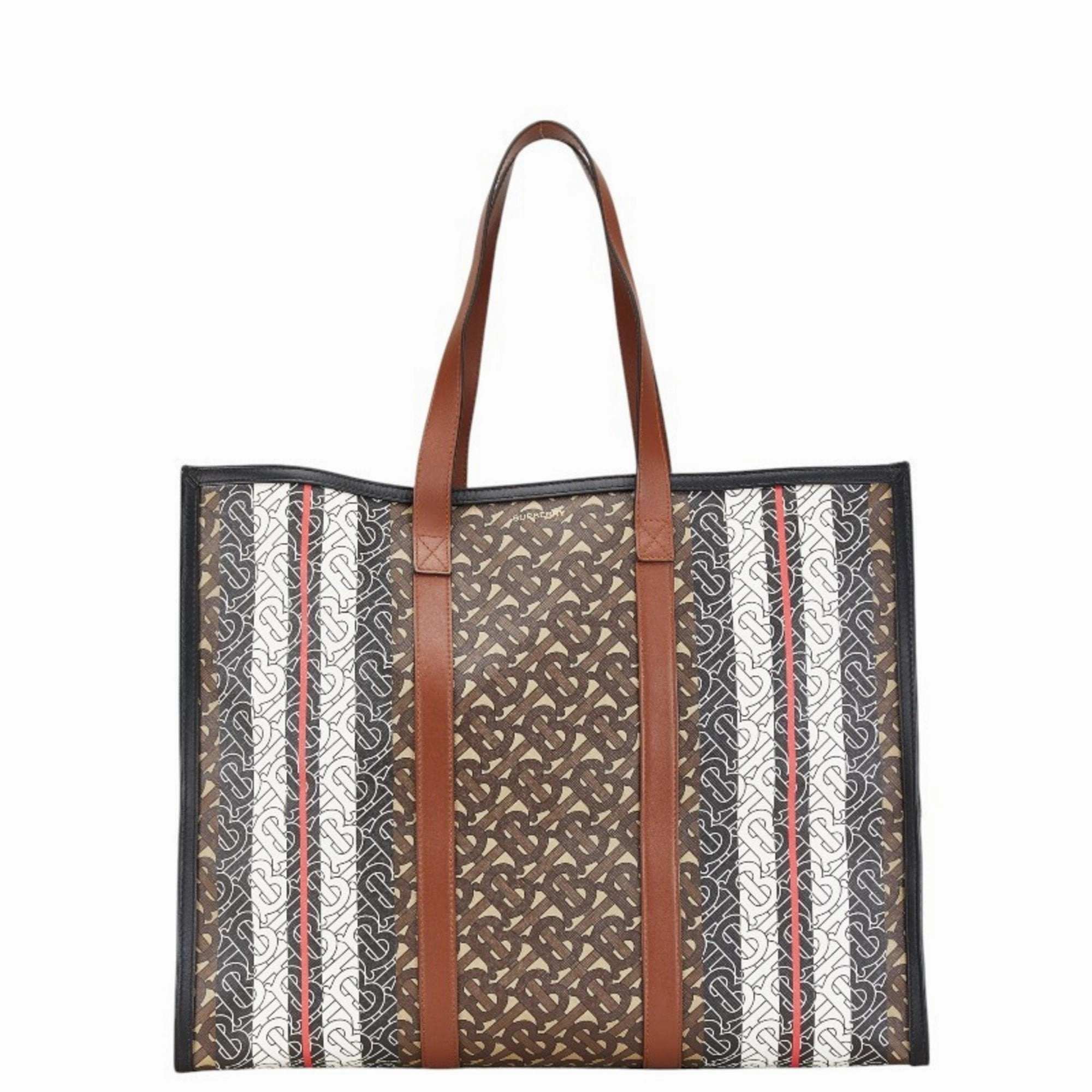 Burberry  Pvc Leather Tote Bag (Pre-Owned)
