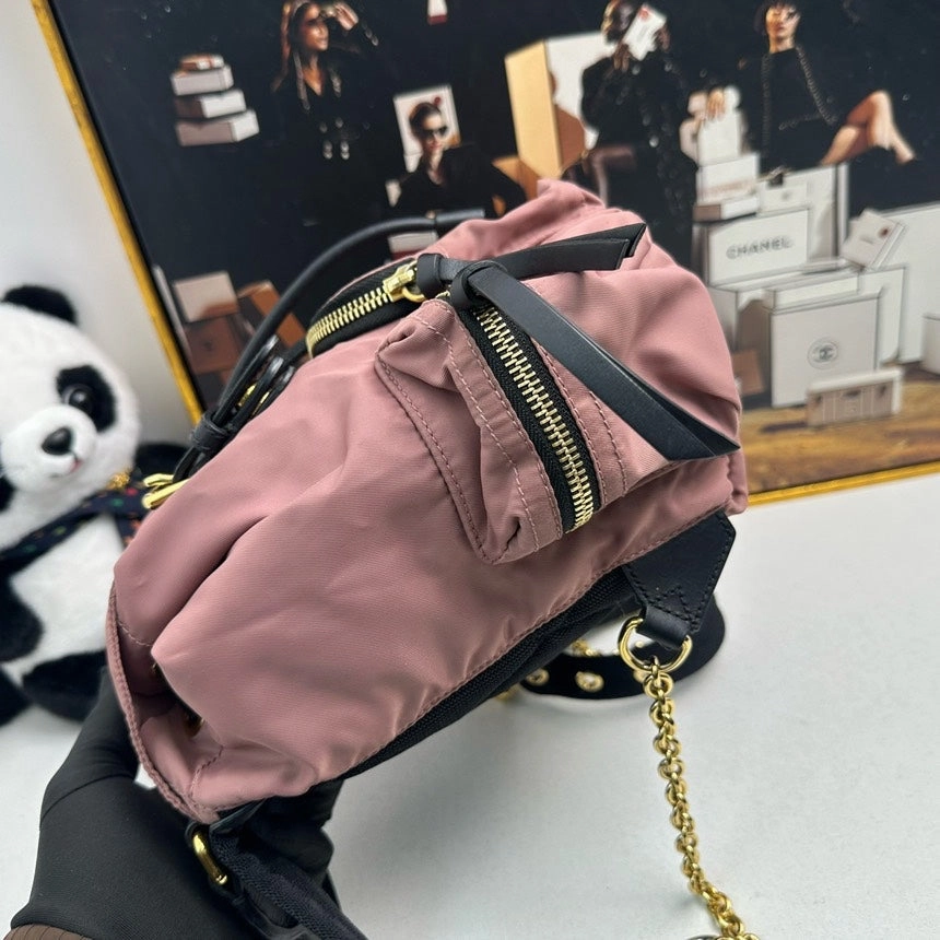 Burberry Rucksack Pink Nylon Backpack