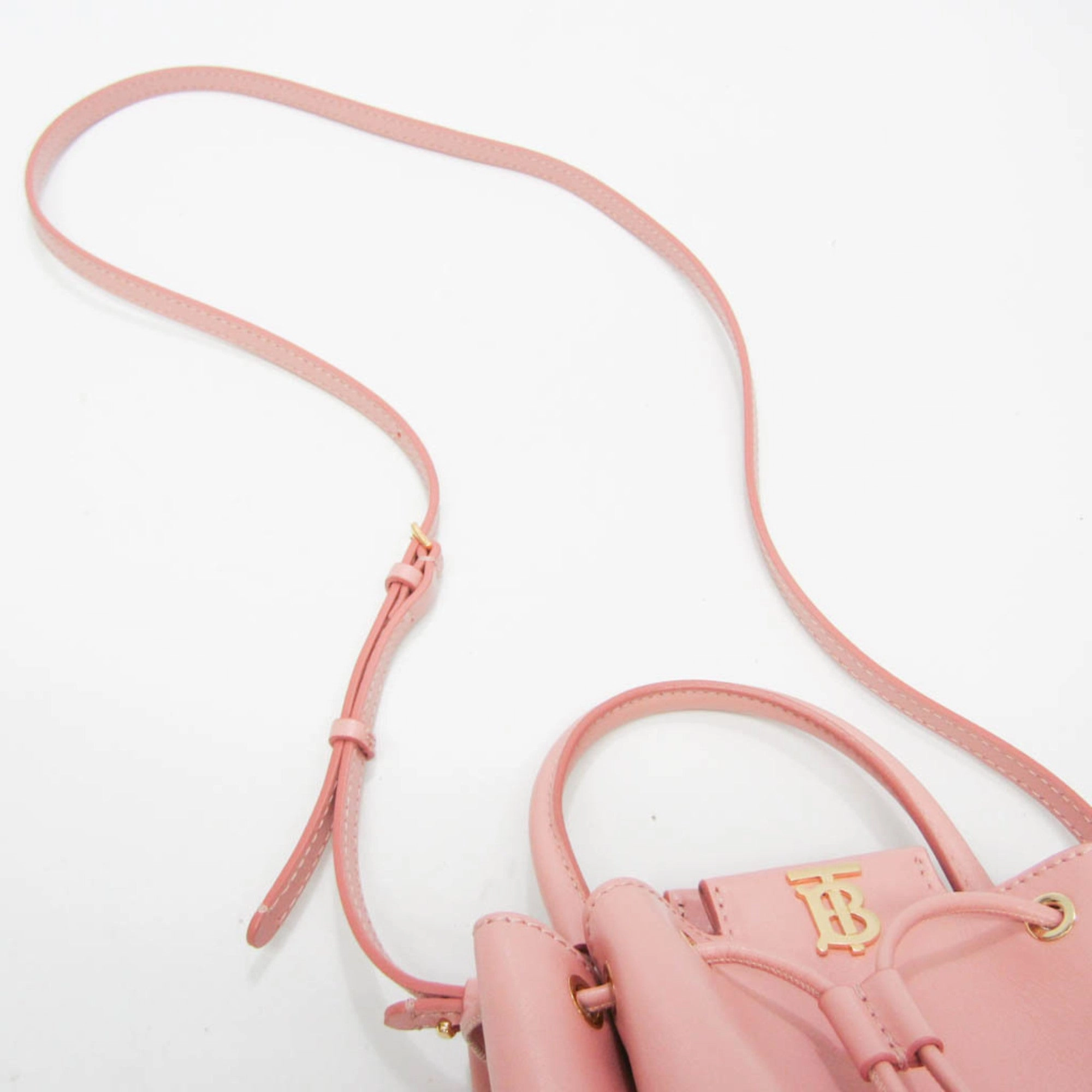 Burberry Tb  Leather Shoulder Bag (Pre-Owned)